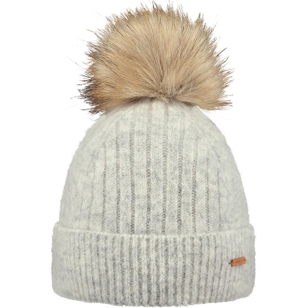 Barts Joselyn Beanie Damen Weiche Wintermütze Hellgrau (Heather Grey)
