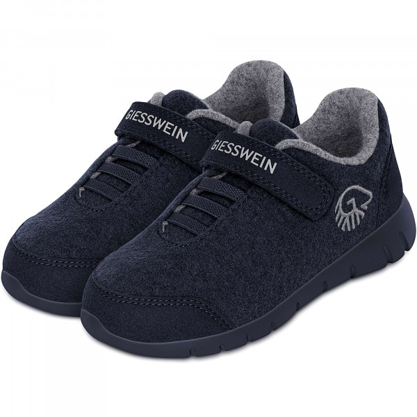 Giesswein Merino Wool Runners Kids Kinder Sneaker dunkelblau