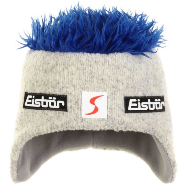 Eisbär Strickmütze Penny SP Kids natur-meliert/blau