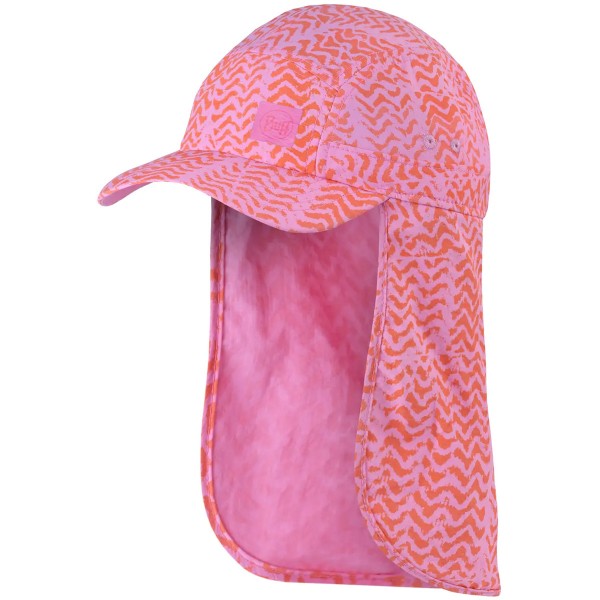 Buff Sahara Cap Youth Kinder Nackenschutz-Kappe Pink (Kumkara Fuchsia)