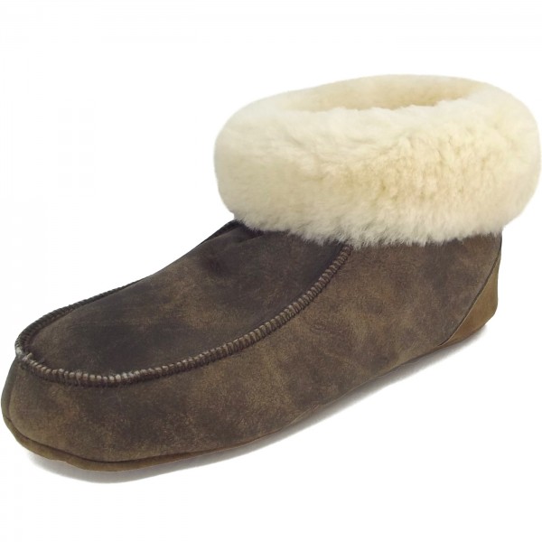 men's slipper socks with leather sole