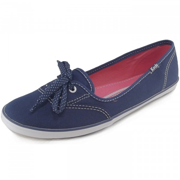 Keds Teacup Canvas Ballerina navy