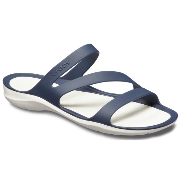 Crocs Swiftwater Sandal W Damen Komfort Pantoletten Navy White