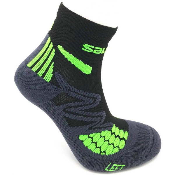 Salomon XT Hawk Unisex Trail-Laufsocken black/neon green