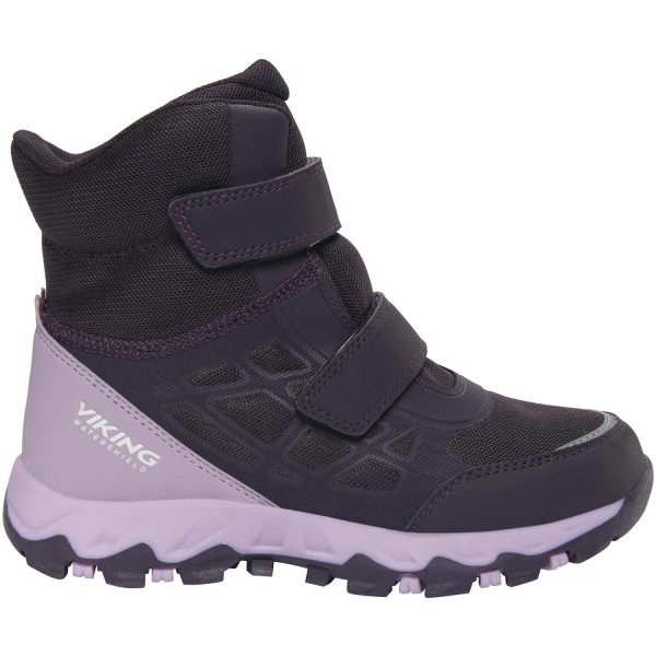 Viking - Track Warm WP 2V - Mädchen Wasserdichte Winterstiefel mit Warmfutter - Aubergine