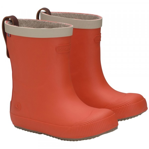 Viking Indie Urban Thermo Wool Child Warmlined Rubber Boots Red