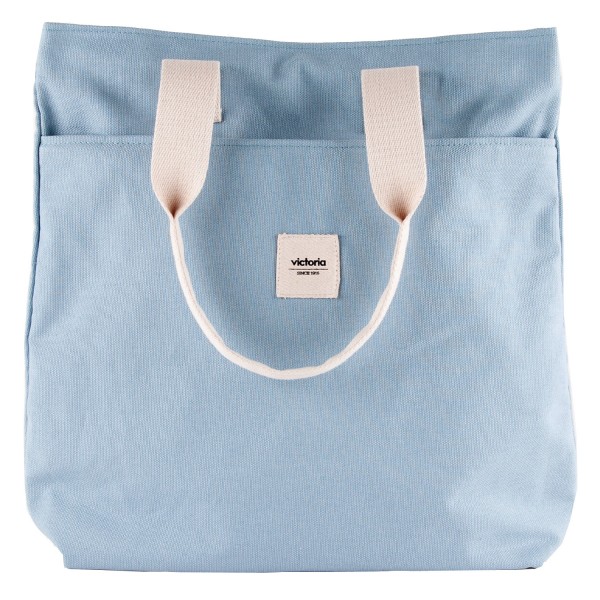 Victoria Tote Lona Eco Damen Canvas-Shoppertasche Hellblau (Glaciar)