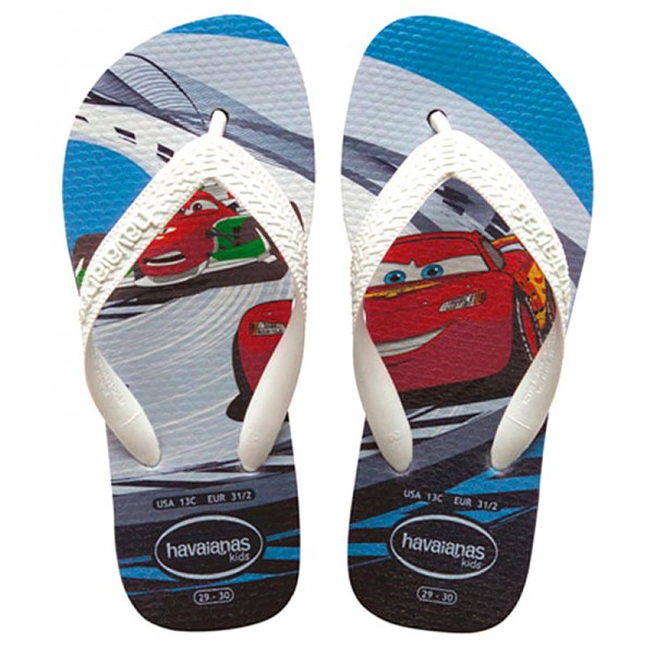 havaianas blue flip flops