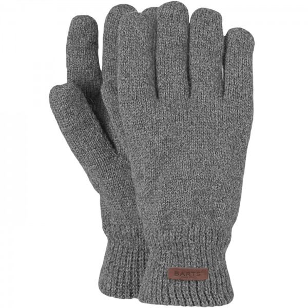 Barts Haakon Gloves Herren Wollhandschuhe grau (heather grey)