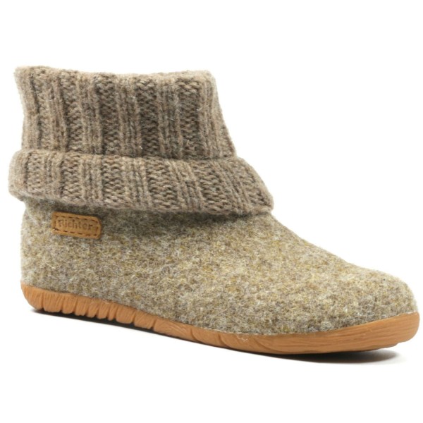 Richter Filzi Kinder Hüttenschuhe Hellbraun (Chestnut)