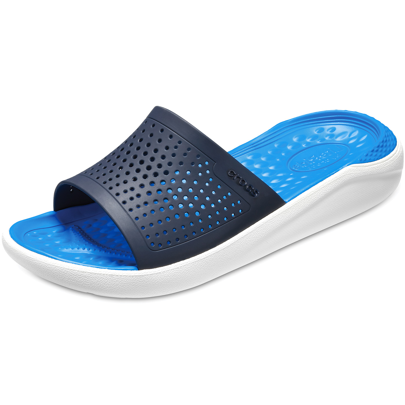 Bewunderung Brücke Enorm crocs literide slide navy white 3 Spezifität ...