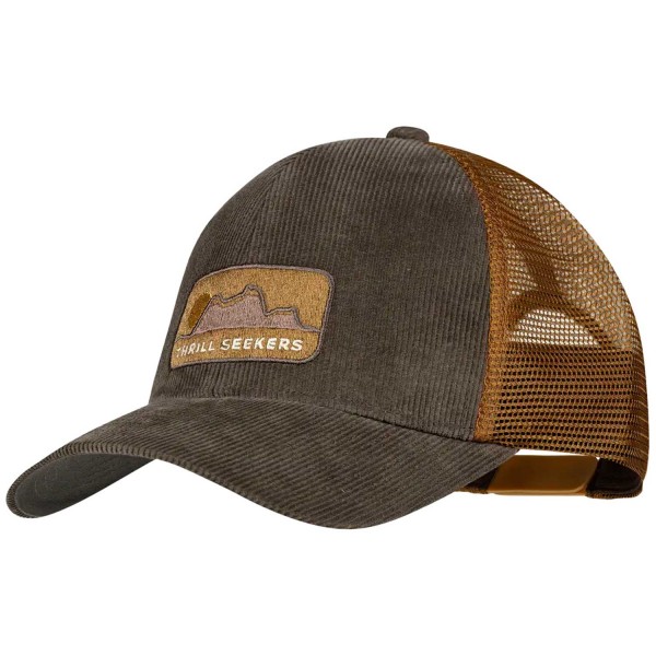 Buff Explore Trucker Cap Unisex Klassiker-Kappe mit Kordpanel Braun (Rhoes Brown)