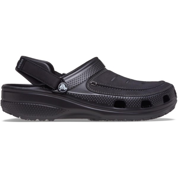 Crocs Yukon Vista II LiteRide Herren Komfort Clog-Sandale Schwarz (Black/Slate Grey)