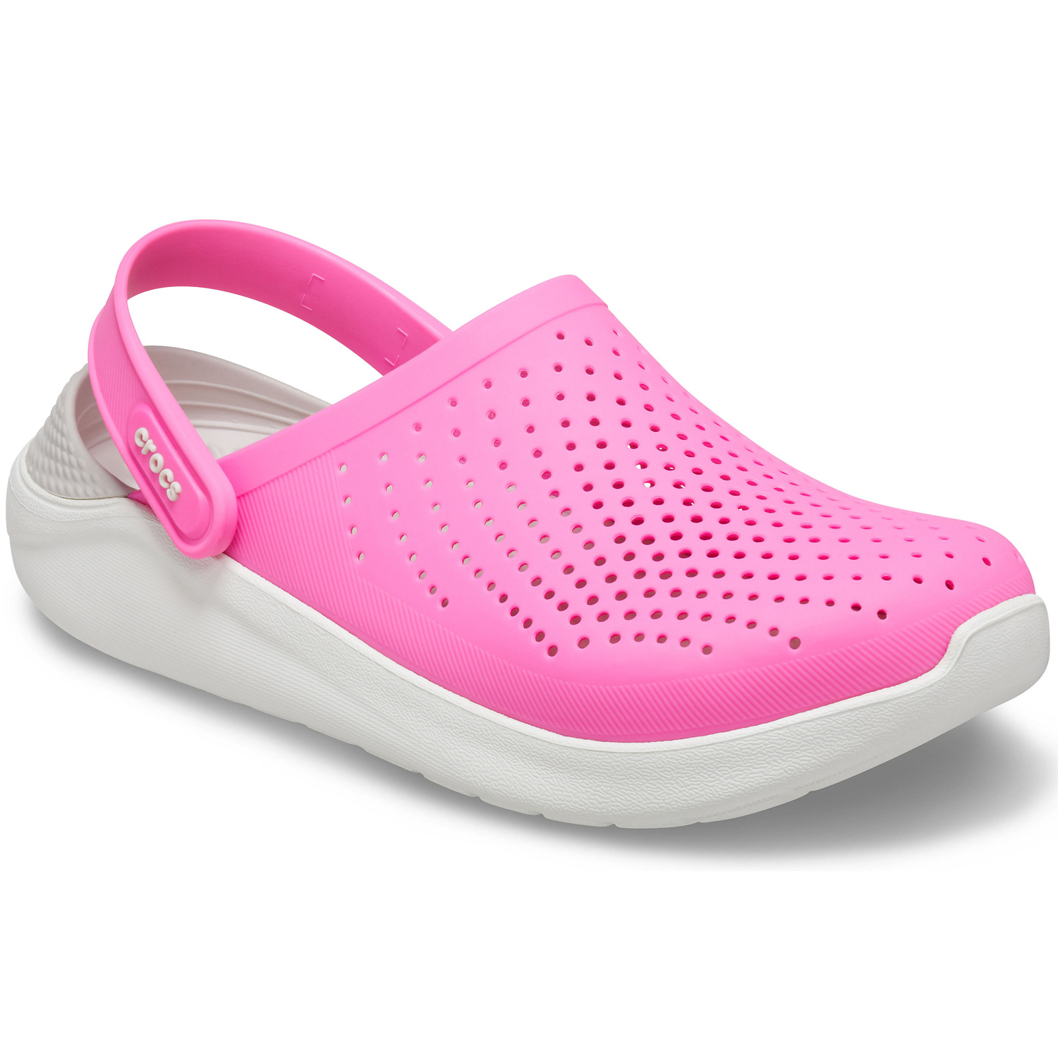 soft pink crocs