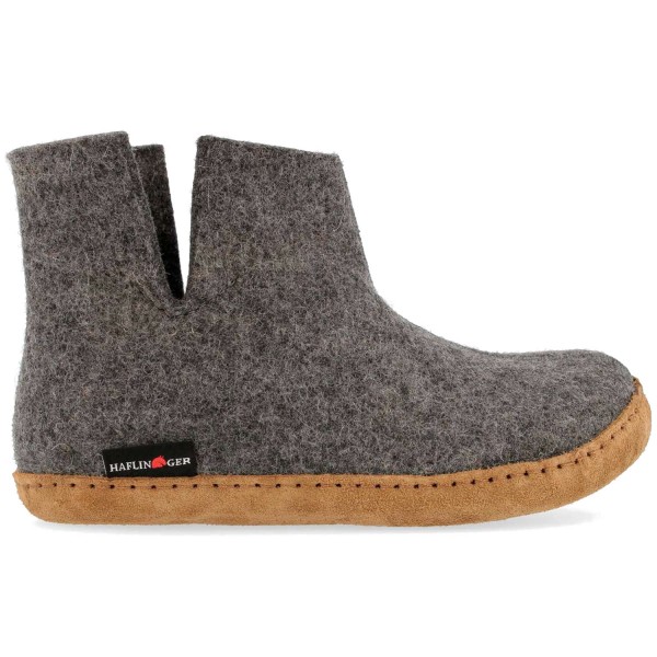 Haflinger Emils Choice Booty Unisex Hausschuhe Anthrazit