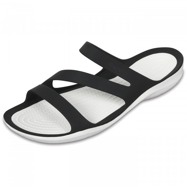 crocs women's swiftwater sandal black