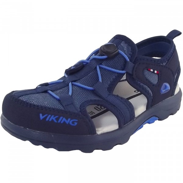 Viking Sandvika Kinder Trekkingsandale  blau (navy/royal blue)