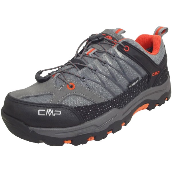 CMP Kids Rigel Low Kinder Trekkingschuhe grau/orange (stone/orange)