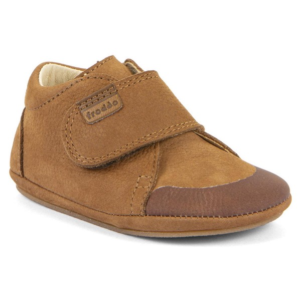 Froddo - Prewalkers Barefoot First Walk - Baby Erste Barfußschuhe aus Leder - Braun (Cognac)