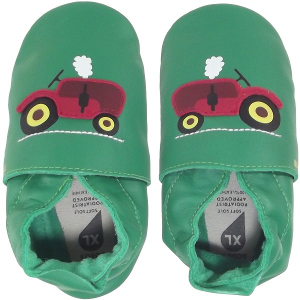 Bobux Tractor Baby Crawling Shoes Emerald