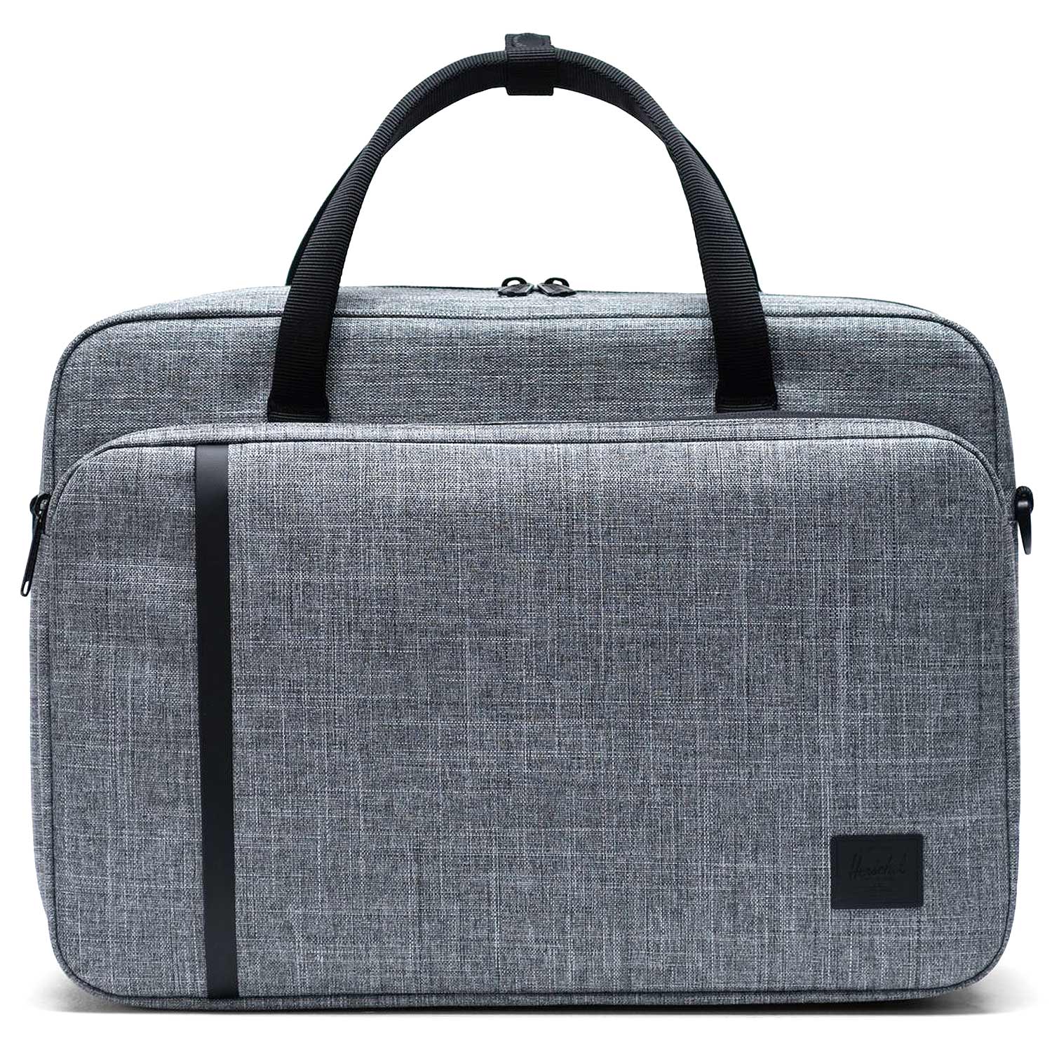 Herschel Gibson Herren Messenger Tasche grau raven crosshatch Taschen Accessoires Flux Online Schuhe Acc