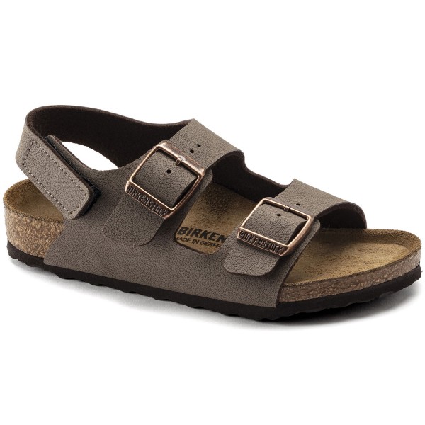 Birkenstock Milano Kids Birko-Flor Unisex Sandale Braun (Mocha)