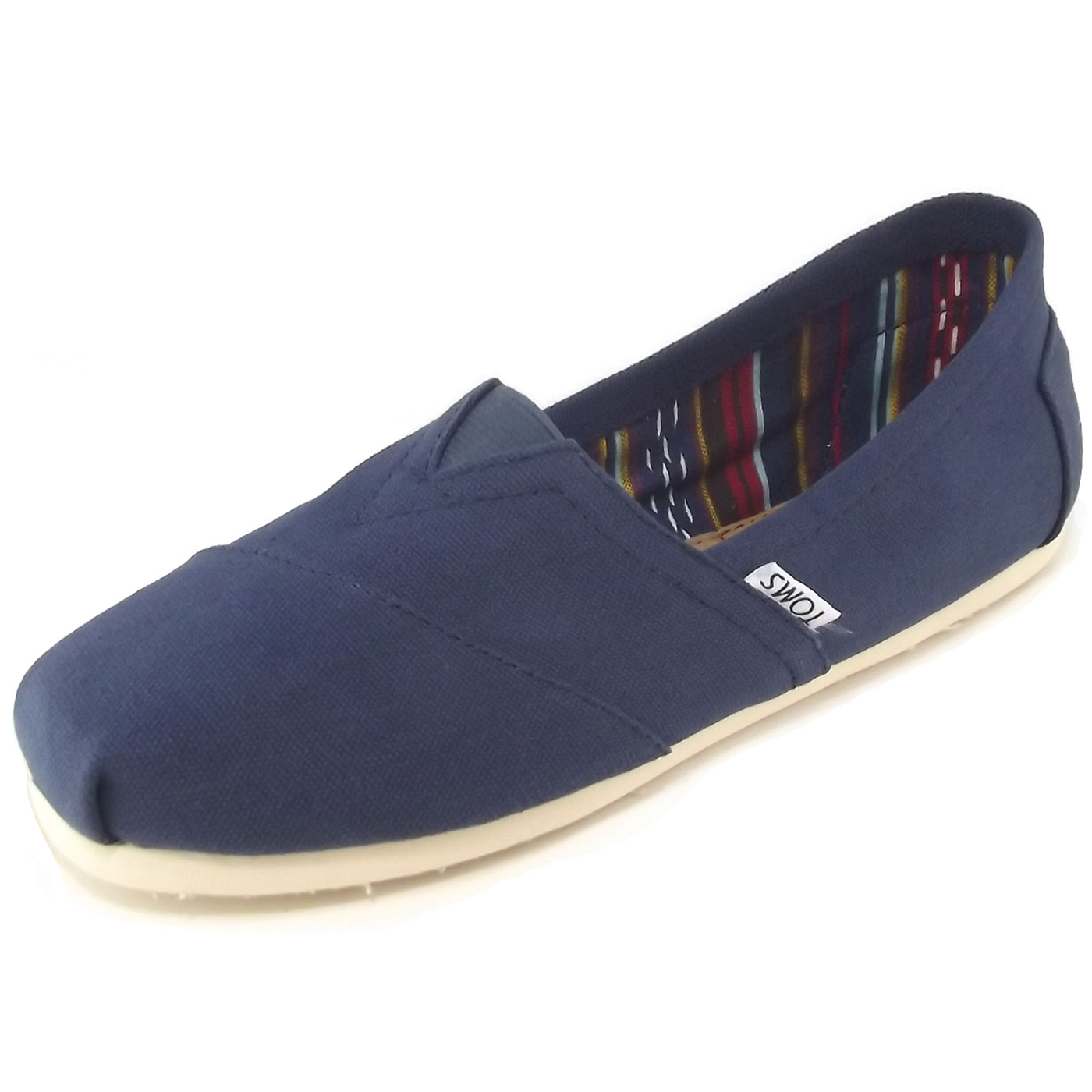 toms navy canvas