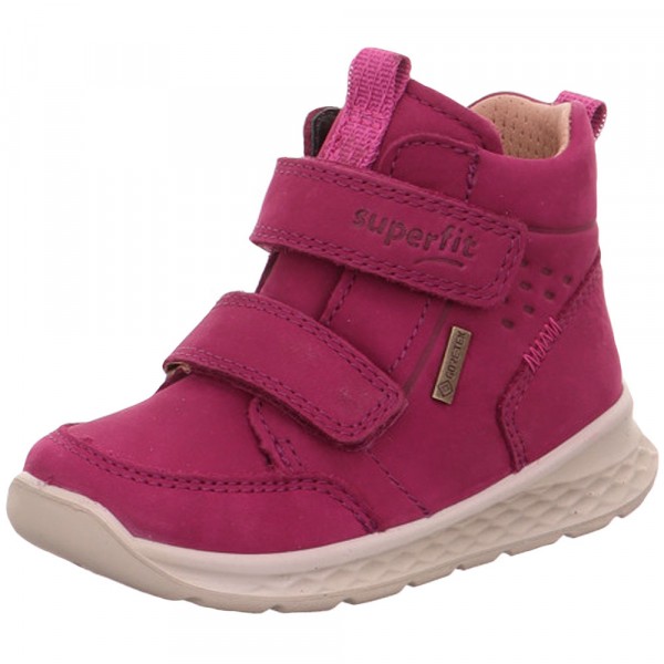 Superfit Gore-Tex Breeze High Kleinkinder Wasserdichte Klettschuhe Rot/Rosa