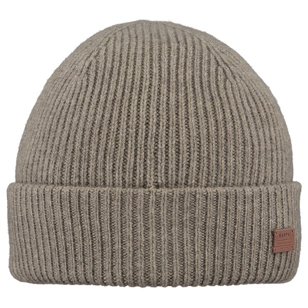 Barts Joshuar Beanie Herren Merino Wollmütze Beige (Army)