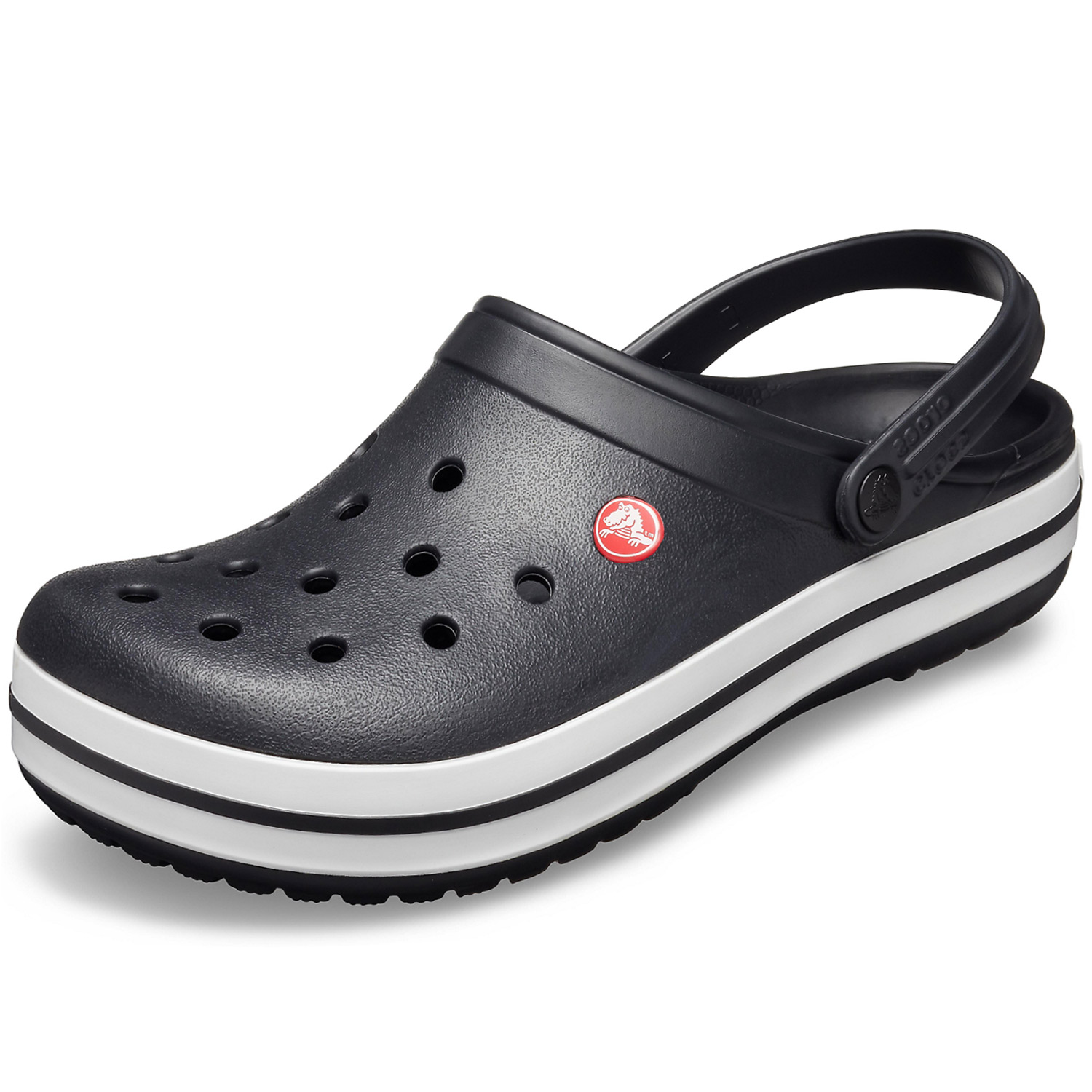 crocs black and grey