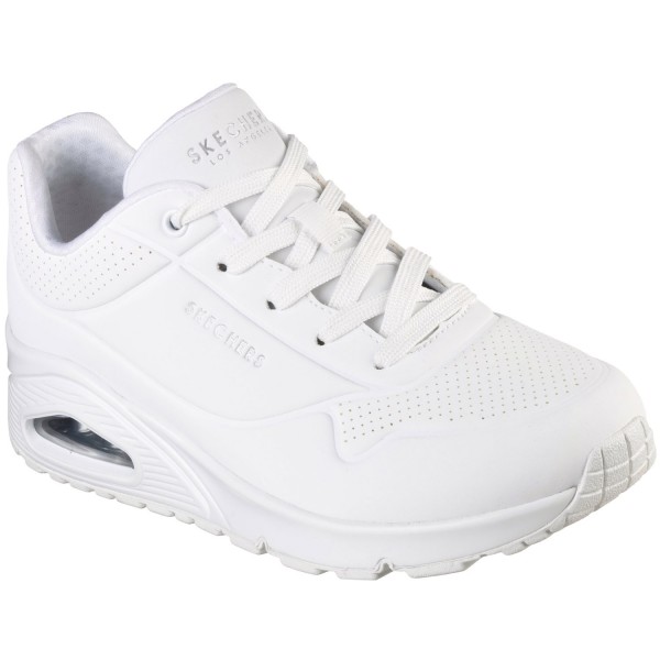Skechers Uno - Stand on Air Damen Fashion-Sneaker in Monochrom Weiß (White)