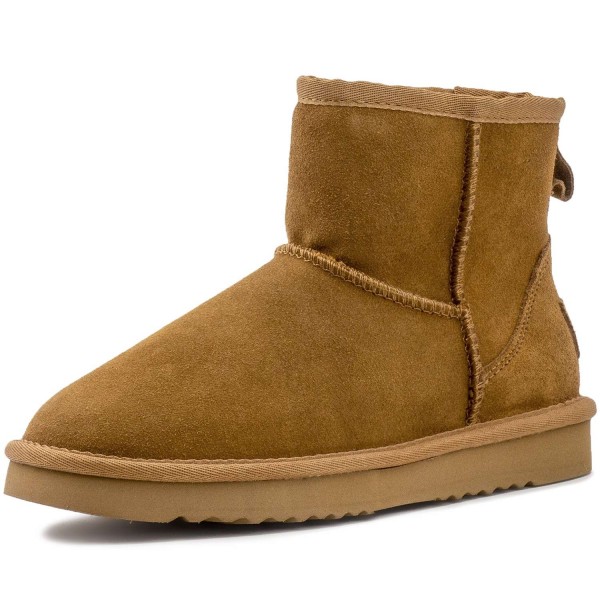 Natural World Alaska Damen Australian Boots mit Warmfutter Cognac (Cuero)