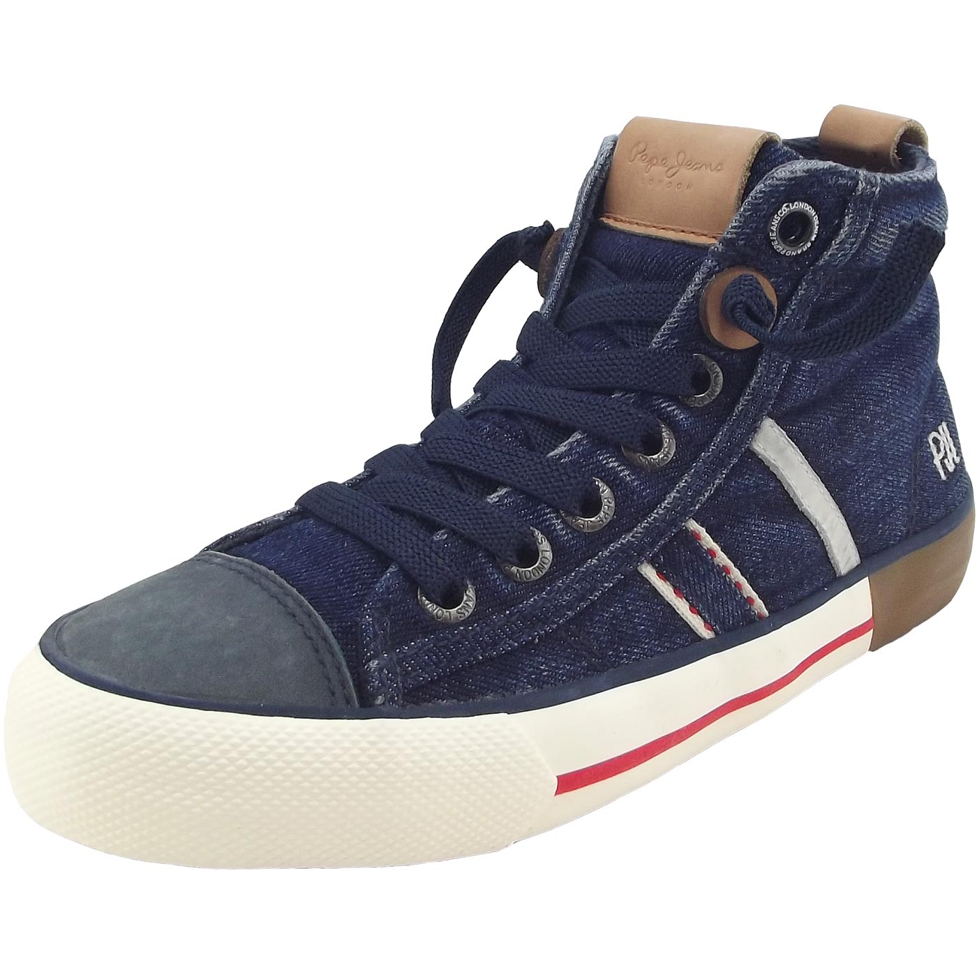 Pepe Jeans Serthi Boot Denim Jr Boy Sneakers denim | Sneaker | Kids ...