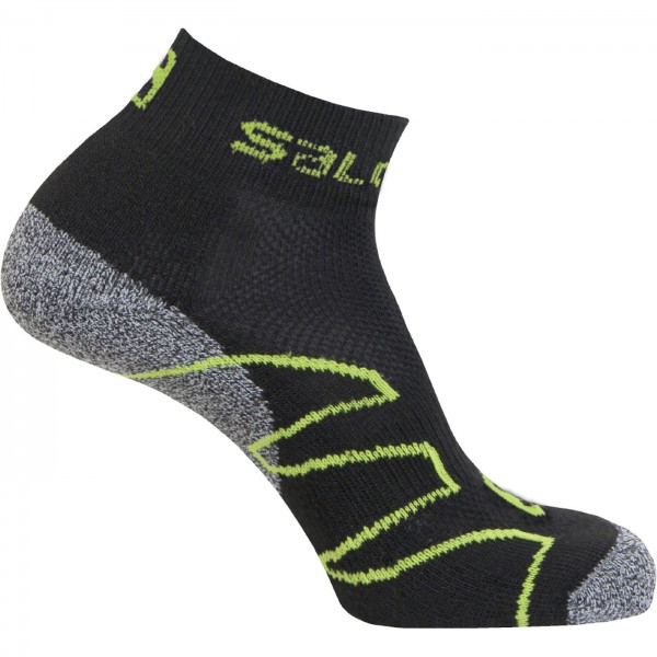 Salomon Cross Over Unisex Outdoor Socken black/swamp/organic green