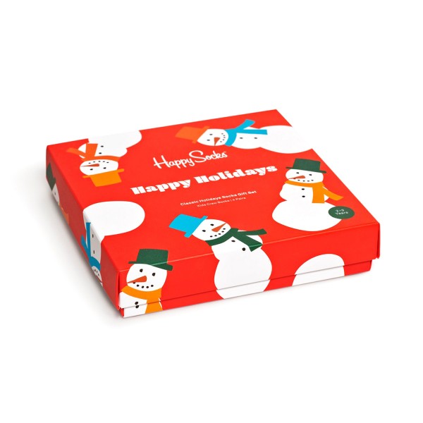 Happy Socks Happy Holidays Kids Gift Box 4-Pack Kinder Geschenk-Socken Mehrfarbig