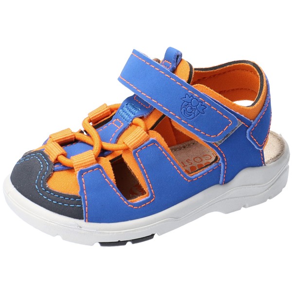 Ricosta Pepino Gery Kleinkinder Trekkingsandale  blau/orange (azur/papaya)