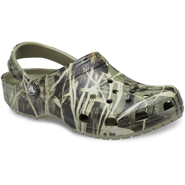 Crocs Classic Realtree Unisex Clogs Khaki