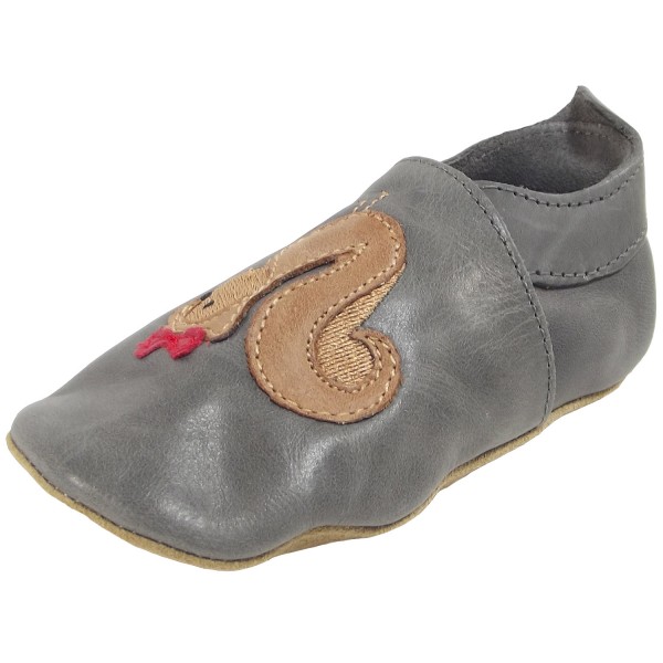 Bobux Squirrel Baby Crawling Shoes grey 