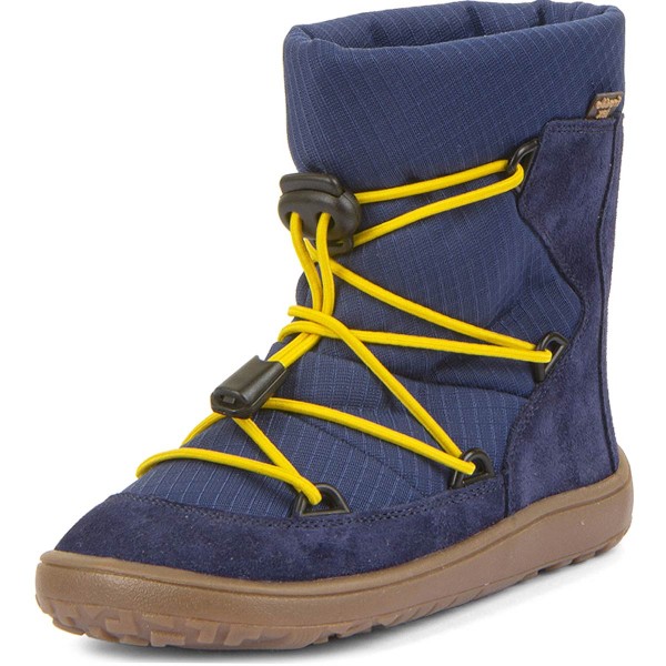Froddo - FroddoTex Barefoot Track Wool - Kinder Wasserdichte Barfußstiefel mit Wollfutter - Blau (Blue)