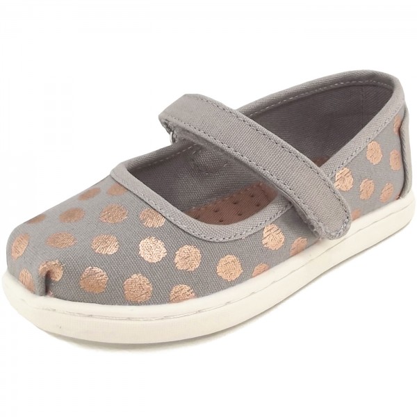 Toms Mary Jane Foil Polka Dot M