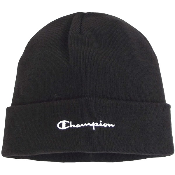 Champion Beanie Cap Unisex Mütze Schwarz (NBK)