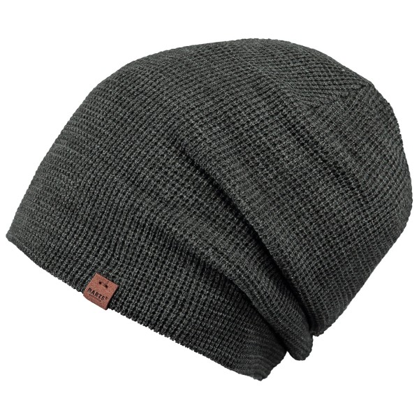 Barts Coler Beanie Herren Elastische Mütze Dunkelgrau (Dark Heather)