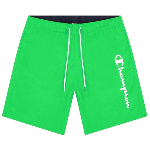 Champion Board Shorts Logo Print Herren Badehose Grasgrün (BGE/NBK)