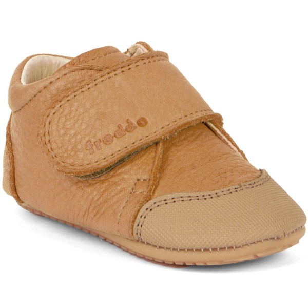 Froddo Prewalkers Toesy Baby Erste Schuhe mit Kappe Braun (Cognac)