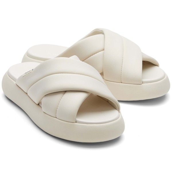 Toms Mallow Crossover Wm Women Slide Beige Mules & Clogs Women Flux Online