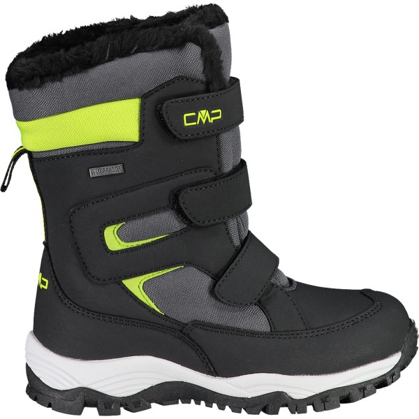 CMP Kids Hexis Snow Boot WP Jungen Winterstiefel Schwarz/Grau (Black)