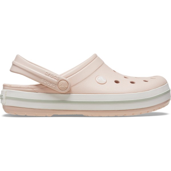 Crocs Crocband Damen Sportive Clog-Sandalen Blassrosa (Quartz)