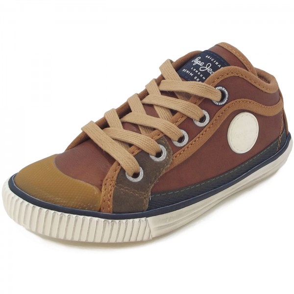 Zeehaven kooi Woedend Pepe Jeans Industry Basic Kids Child Sneakers tobacco | Sneaker | Kids |  Flux Online