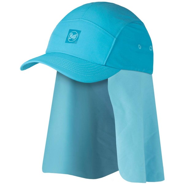 Buff Desert Cap Kids Kleinkinder Nackenschutz-Kappe Azurblau (Solid Azure)