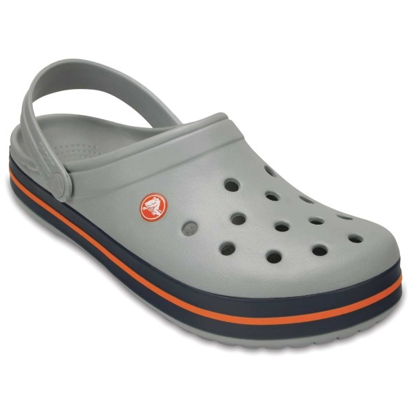 Crocs Crocband Unisex Clogs Light Grey/Navy